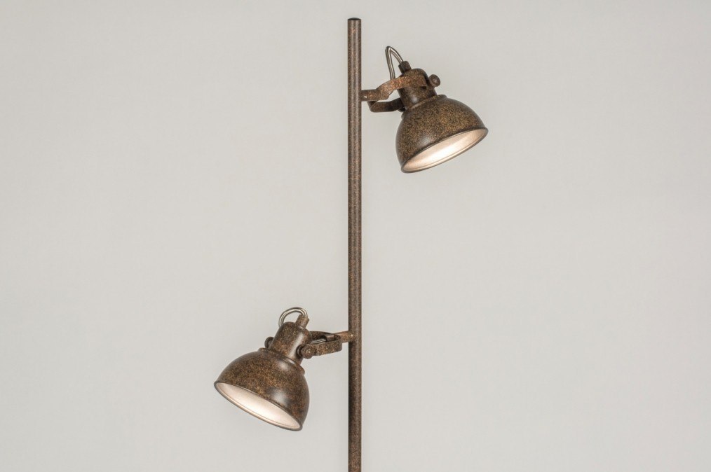 Staande Lamp 11691 Modern, Eigentijds Klassiek, Landelijk Rustiek, Bruin