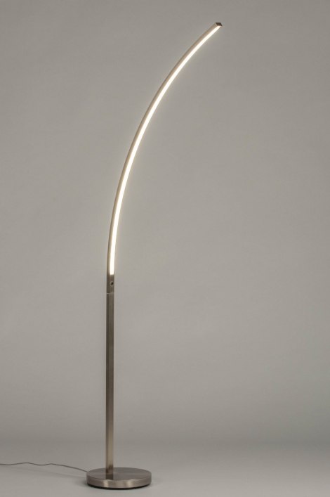 ik zal sterk zijn ongeduldig Bevriezen Staande Lamp 12826: Design, Modern, Staal Rvs, Metaal