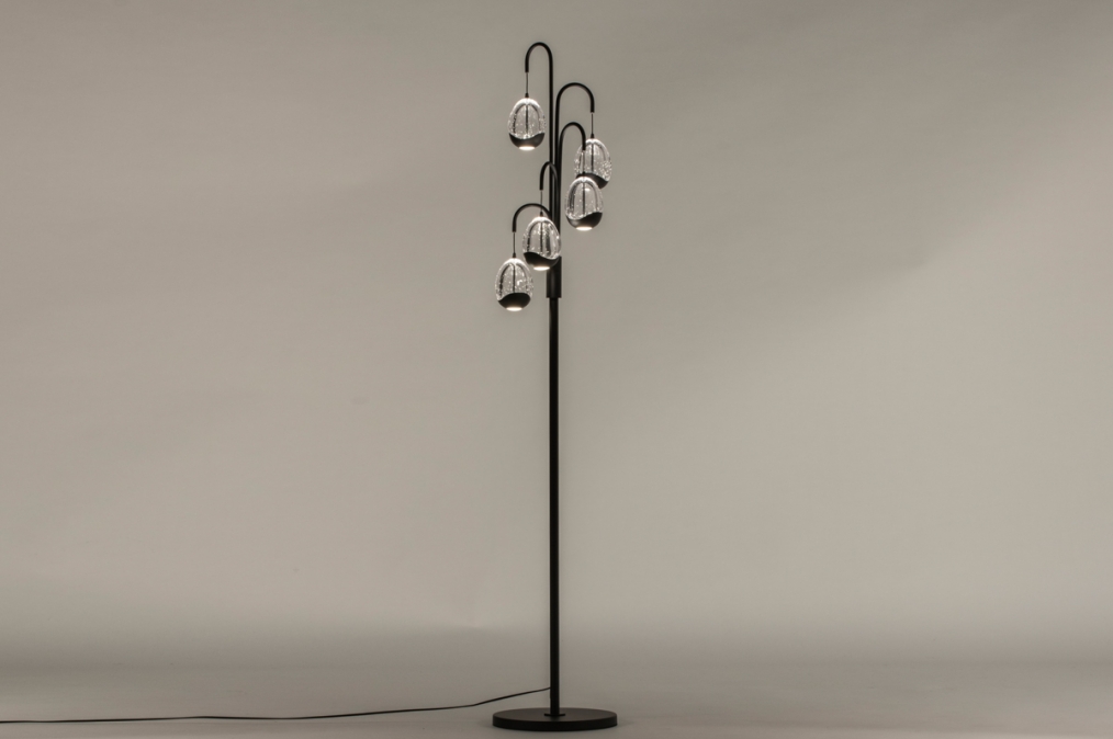 omdraaien Losjes nevel Vloerlamp 15118: Modern, Eigentijds Klassiek, Art Deco, Glas