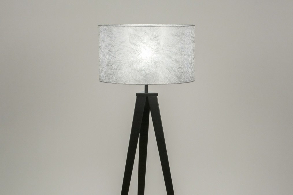 schild Aanvrager Brengen Staande Lamp 30888: Design, Modern, Stof, Metaal