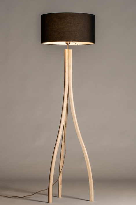 Vloerlamp 31048: Design, Modern, Hout, Hout