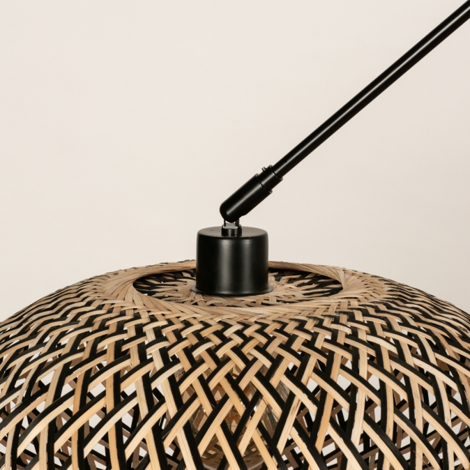 Pendelleuchte Laendlich Modern Metall Rattan