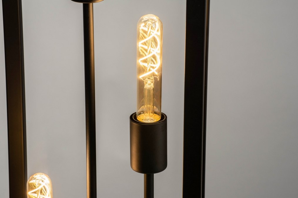 Lampen 73359: Modern, Coole Grob, Metall Stehleuchte Industrielook,