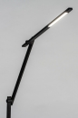 Foto 13869-5: Robuste LED-Leselampe mit Dimmer, Mattschwarz ausgeführt.