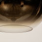 Foto 15251-10: Bollamp van licht spiegelend glas in het goud