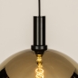 Foto 15251-11: Bollamp van licht spiegelend glas in het goud