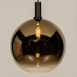 Foto 15251-4: Bollamp van licht spiegelend glas in het goud