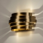 Foto 15269-4: Grote gouden wandlamp in uniek design