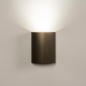 Foto 15277-6: Bruine wandlamp van metaal met GU10 fitting, chique koffiekleur