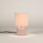 Foto 15344-2: Teddy tafellamp in baby roze met kap van teddy stof