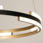 Foto 15363-10 detailfoto: Bijzondere led hanglamp in messing/goud met afstandsbediening 