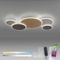 Foto 15365-13: Mooie smart plafondlamp in goud/messing en aluminium 