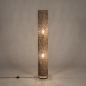 Foto 15403-2 vooraanzicht: Vloerlamp van bamboe in naturel met zwart 
