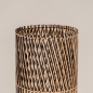 Foto 15403-4 detailfoto: Vloerlamp van bamboe in naturel met zwart 