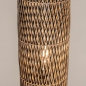 Foto 15403-6 detailfoto: Vloerlamp van bamboe in naturel met zwart 