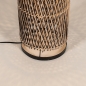 Foto 15403-7 detailfoto: Vloerlamp van bamboe in naturel met zwart 