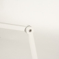 Foto 15423-11 detailfoto: Witte bureaulamp met schakelaar op armatuur en verstelbare knikarm