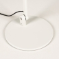 Foto 15423-12 detailfoto: Witte bureaulamp met schakelaar op armatuur en verstelbare knikarm