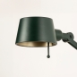 Foto 15436-8 detailfoto: Verstelbare wandlamp in het groen met snoer en stekker