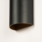 Foto 15450-7 detailfoto: Up en down wandlamp in zwart met gouden binnenkant en twee Gu10 fittingen 