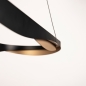 Foto 15456-10 detailfoto: Moderne led hanglamp ovaal in zwart met goud