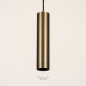 Foto 15465-1 maatindicatie: Minimalistische koker hanglamp in brons