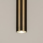 Foto 15465-5 detailfoto: Minimalistische koker hanglamp in brons