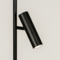 Foto 15500-2 detailfoto: Zwarte staande schemerlamp met GU10 leeslamp zonder kap 