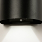 Foto 15610-12 detailfoto: Oplaadbare wandlamp in het zwart voor buiten IP44 met sensor