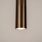 Foto 15636-5 detailfoto: Koker hanglamp mini GU10 brons voor spanningsrail 