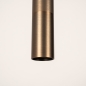 Foto 15636-6 detailfoto: Koker hanglamp mini GU10 brons voor spanningsrail 
