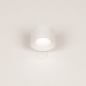 Foto 15642-4 vooraanzicht: Oplaadbare led wandlamp in wit dimbaar 