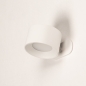 Foto 15642-7 schuinaanzicht: Oplaadbare led wandlamp in wit dimbaar 