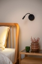 Foto 15667-2: Oplaadbare bedlamp met flexibele arm in het zwart met usb-kabel