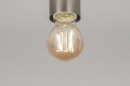 Foto 31151-11: Nostalgische wandlamp / buitenlamp / visserslamp uitgevoerd in een groene kleur, voorzien van een LED-lamp en schemerschakelaar.