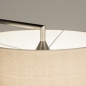 Foto 31276-10 detailfoto: Staande schemerlamp met beige linnen lampenkap