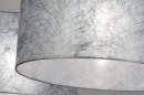 Foto 72082-2: Lampenschirm aus transparentem silbergrauem Stoff