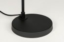 Foto 73287-9: Retro-Tischlampe in schwarzer Farbe, auch als Nachttischlampe oder Schreibtischlampe geeignet.