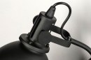 Foto 73288-7 detailfoto: Retro wandlamp in mat zwarte kleur, geschikt voor led verlichting.