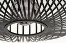 Foto 73608-4 detailfoto: Grote Ronde Plafondlamp van Zwart Metaal voor sfeervolle Plafondverlichtng