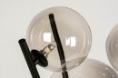 Foto 73637-6: Moderne Tripodleuchte / Stativleuchte mit Rauchglas, für LED geeignet
