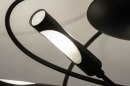 Foto 73665-8: Sfeervolle badkamerlamp plafondlamp uitgevoerd in mat zwarte kleur.