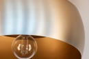Foto 74198-8: Schöne, elegante Deckenleuchte in Messing und Gold, geeignet für LED-Beleuchtung.