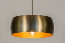Foto 74201-3: Schöne, elegante Pendelleuchte in Messingfarbe, geeignet für LED-Beleuchtung.