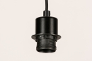 Foto 74220-2: Zwart ophangsysteem voor drie hanglampen