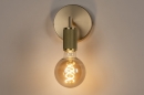 Foto 74315-2: Messing fittinglamp als wandlamp en bedlamp
