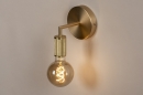 Foto 74315-4: Messing fittinglamp als wandlamp en bedlamp