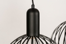 Foto 74368-15: Sfeervolle zwarte hanglamp met drie open bollen