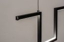 Foto 74389-8: Moderne led lamp in mat zwarte kleur voorzien van ingebouwd led.