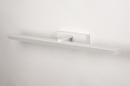 Foto 74405-6: Moderne en zeer functionele wandlamp / spiegellamp / badkamerlamp voorzien van led verlichting.